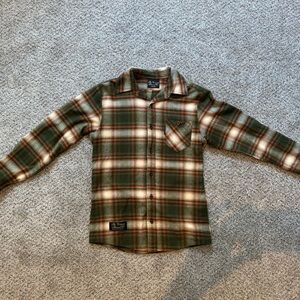 Vermont Flannel Co. Green Plaid Flannel Shirt